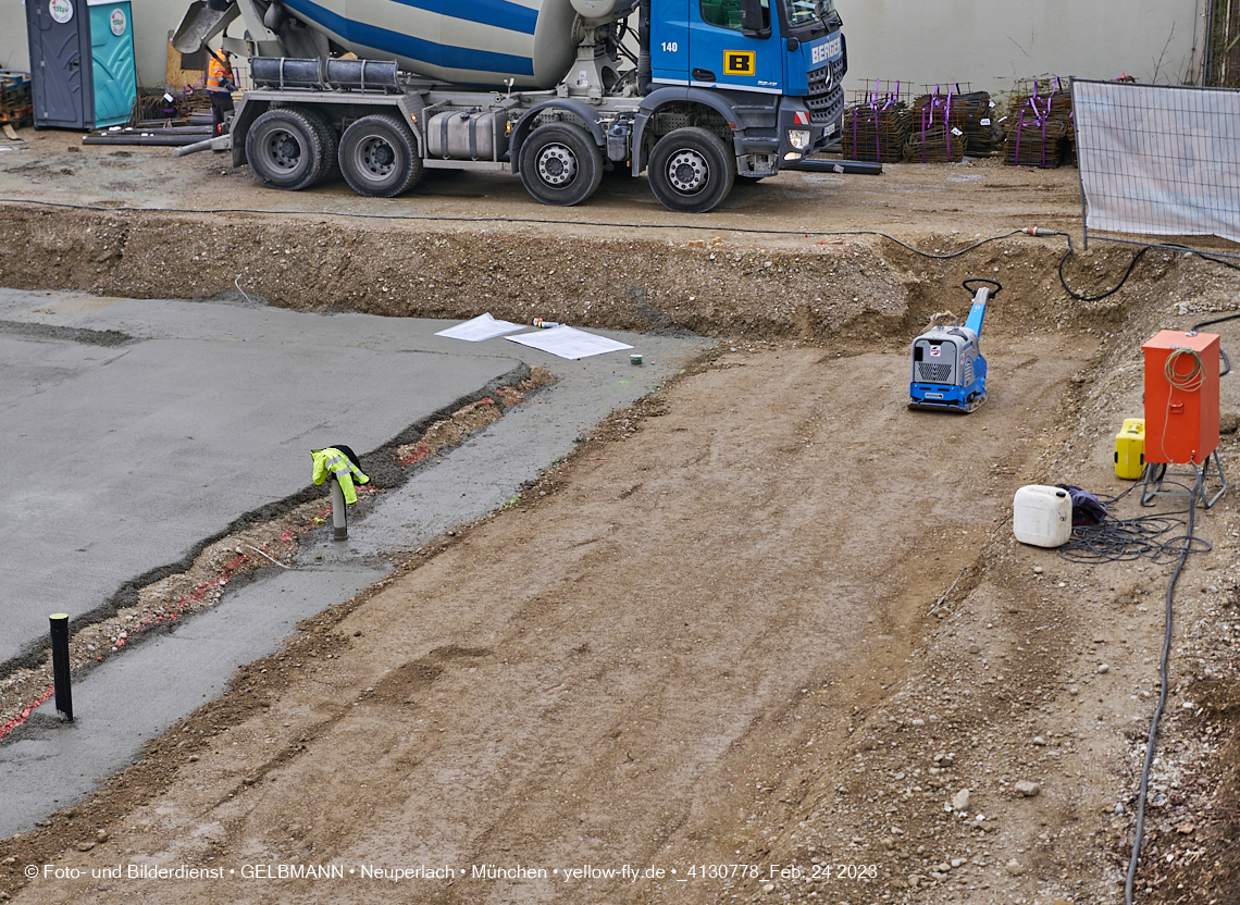 24.02.2023 -  Baustelle Haus für Kinder in Neupelach Quiddestraße 3